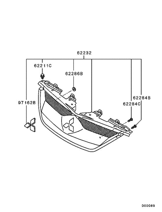 Radiator grille,headlamp bezel