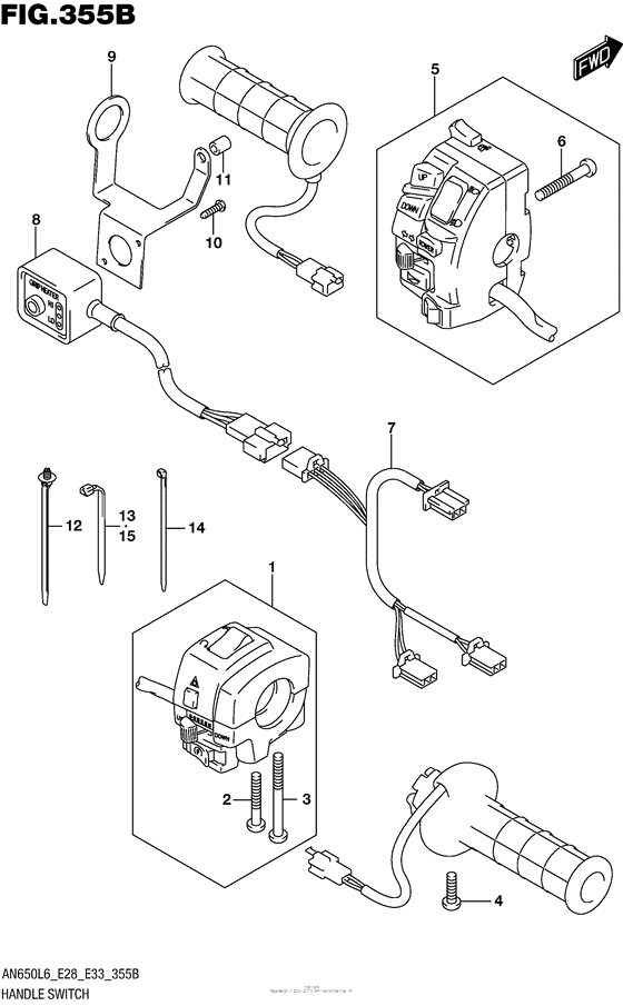 Handle Switch (An650Zl6 E28)