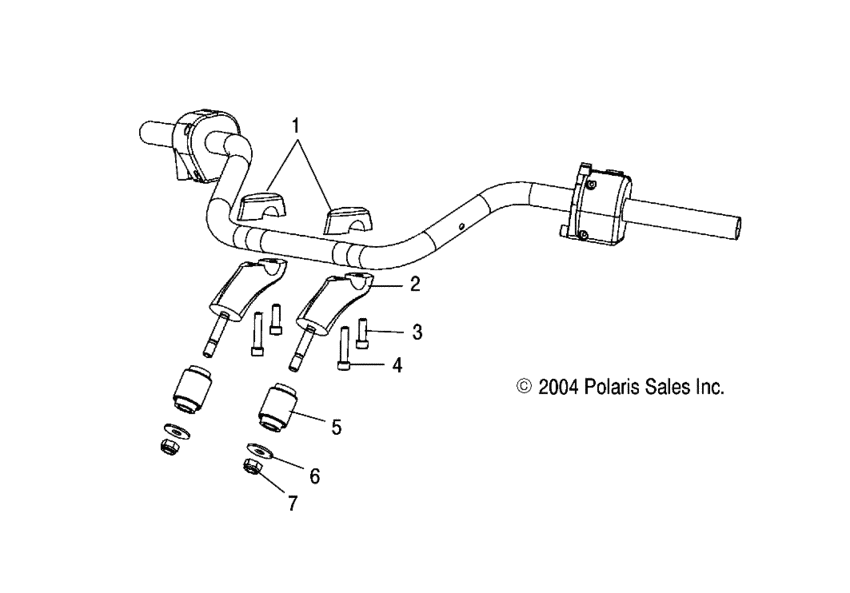 Steering, handlebar mounting