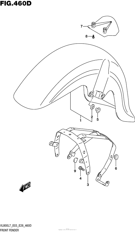 Front Fender (Vl800Tl7 E03)