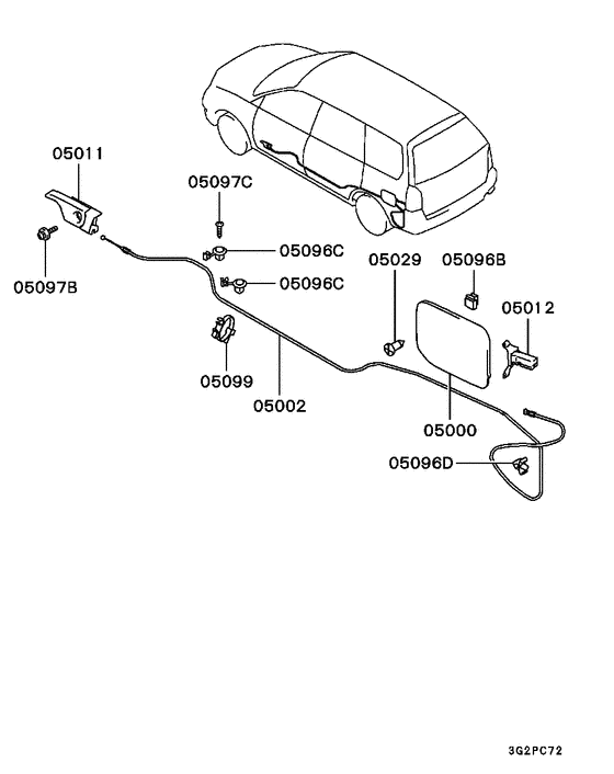 Fuel filler lid & lock