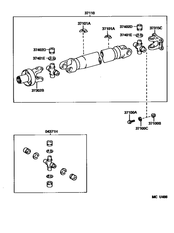 Propeller Shaft & Universal Joint
