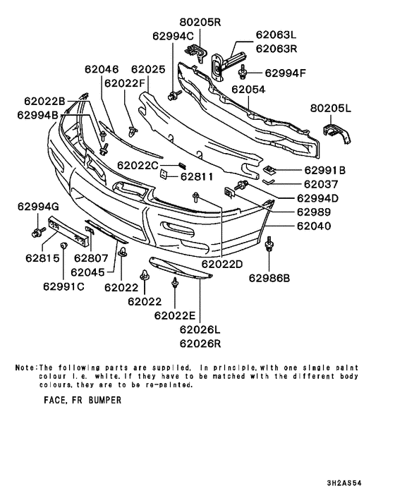 Front bumper & support