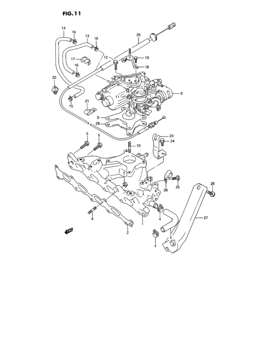 Intake manifold and carburetor