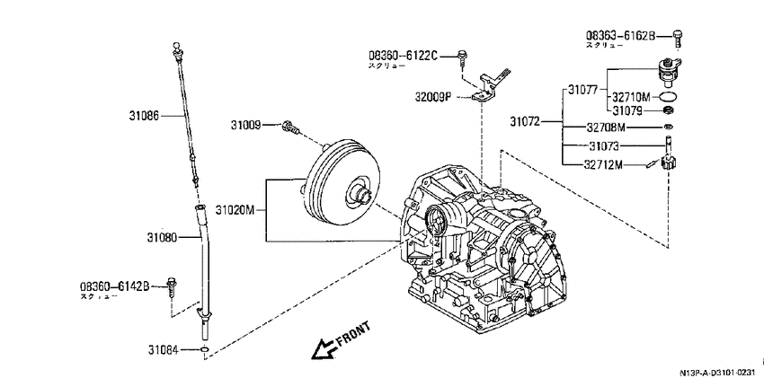 AT transmission & transaxle assembly