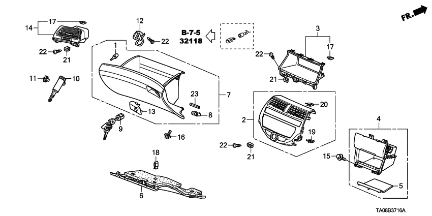 Instrument panel garnish