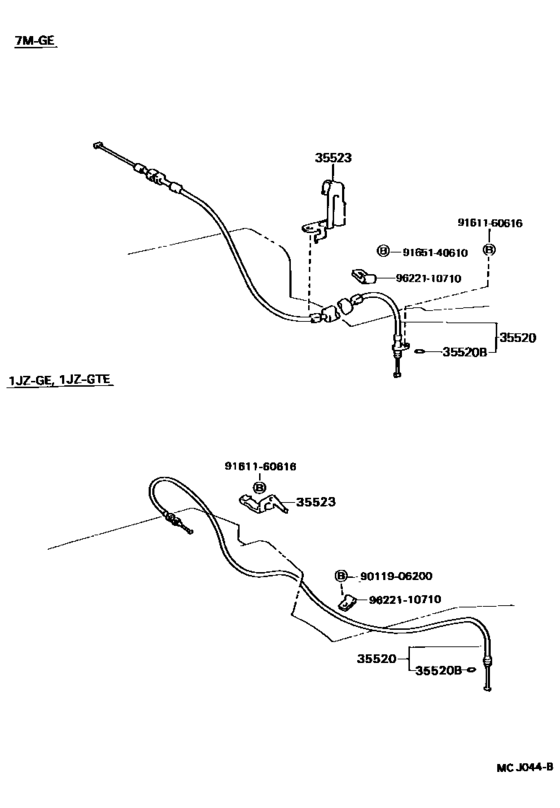 Throttle Link & Valve Lever (Atm)