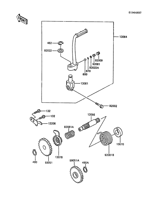 Kickstarter mechanism