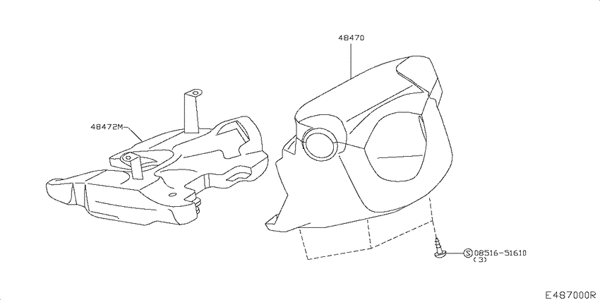 Steering column shell cover
