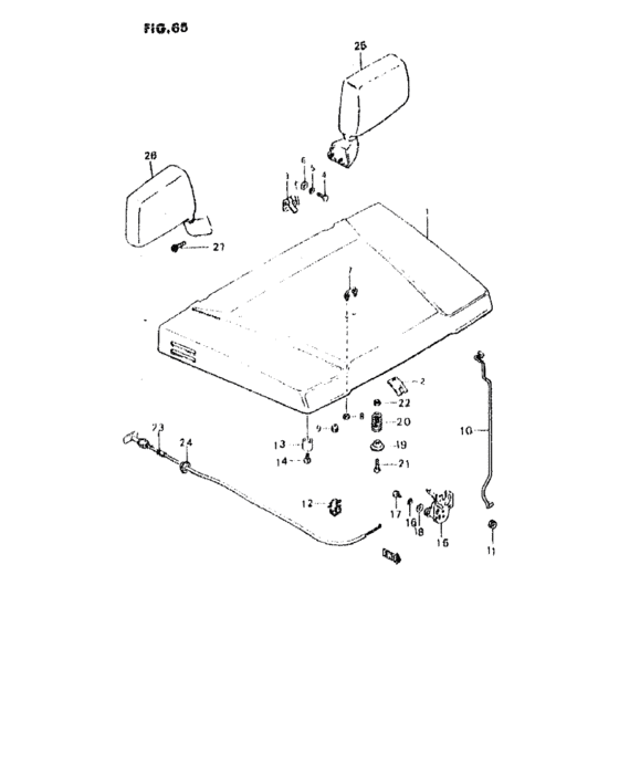 Retroviseur capot moteur