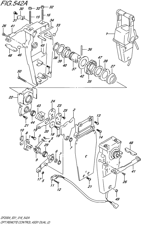 Opt:remote control assy dual