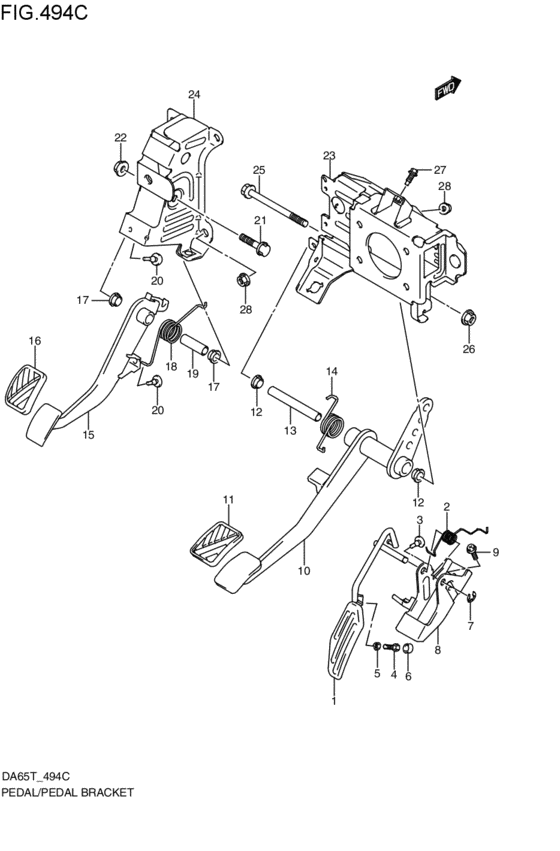 pedal / pedal bracket