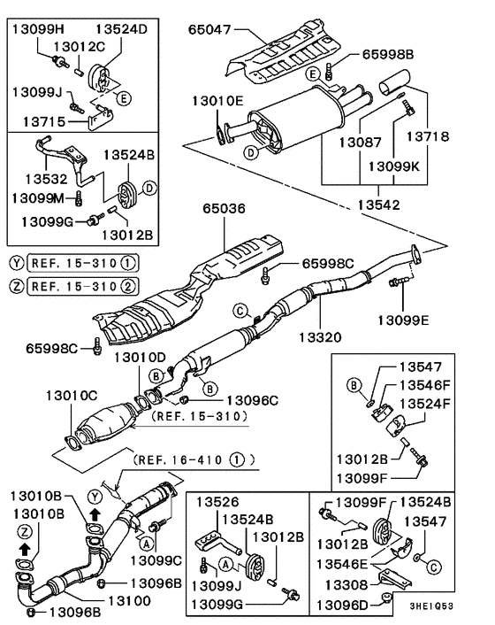 Exhaust pipe & muffler