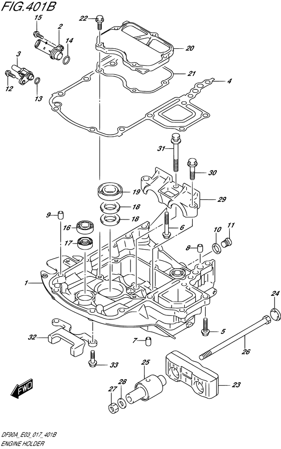 Engine holder