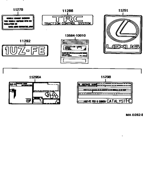 Caution Plate & Name Plate (Engine)