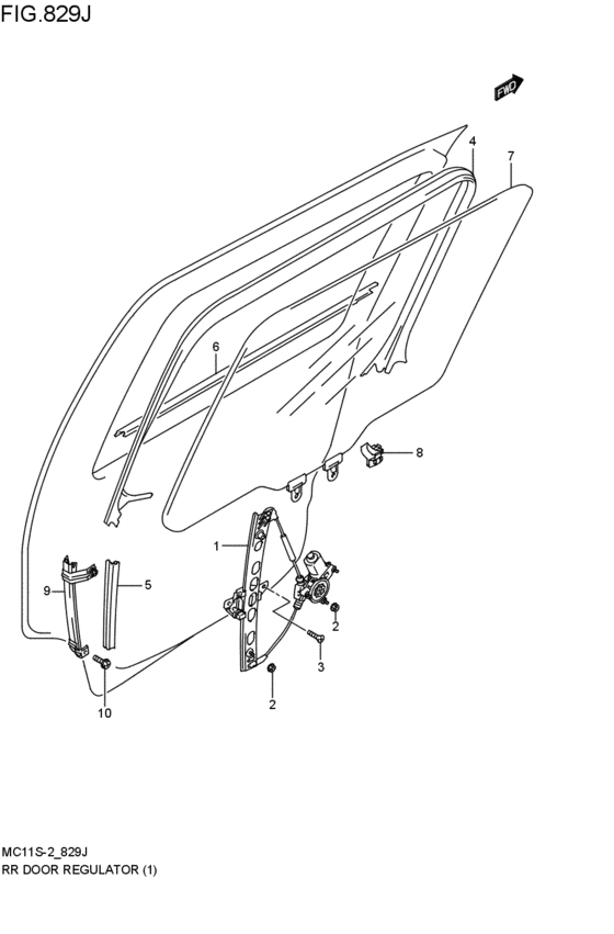 rear door regulator