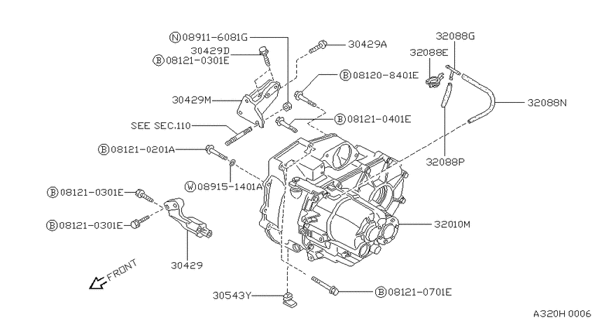 Manual transmission, transaxle & fitting