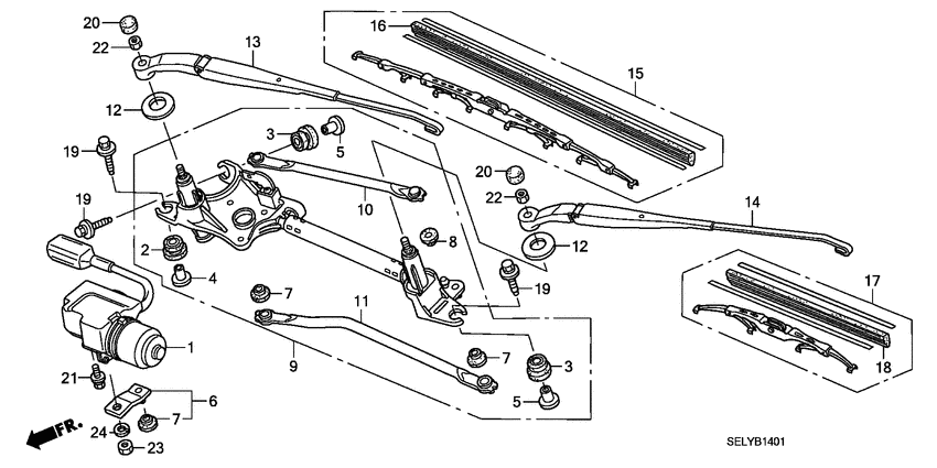 Front wiper