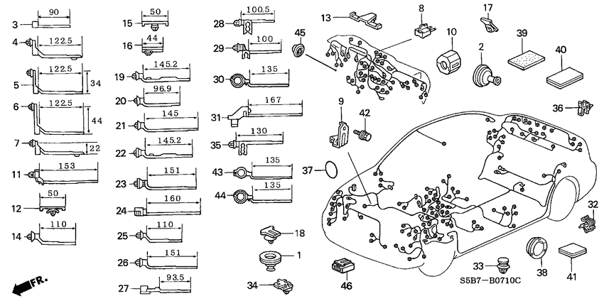 Harness band/bracket