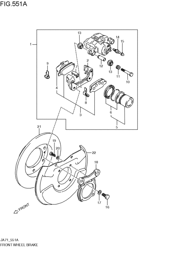front wheel brakes
