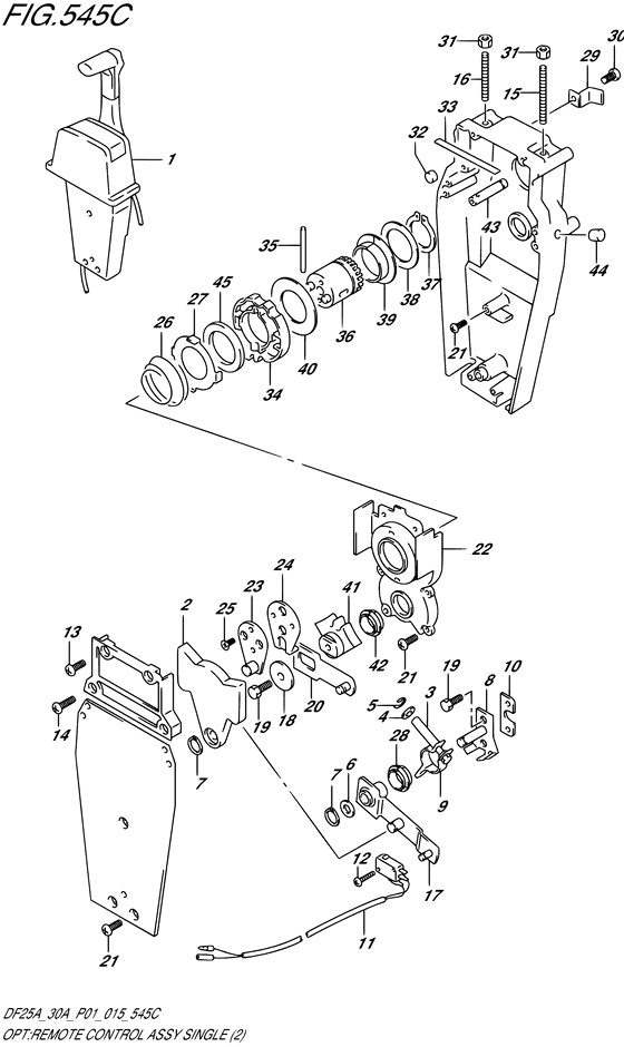 Opt:remote control assy single
