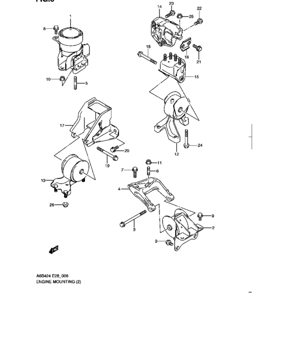 Engine mounting