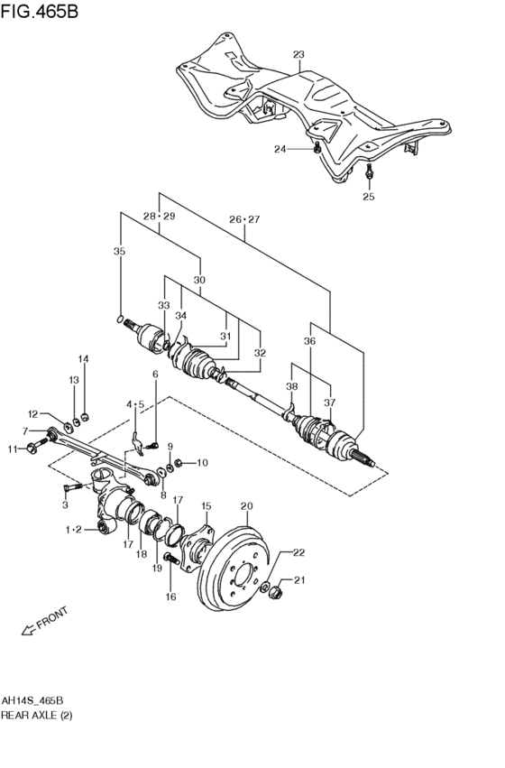 rear axle