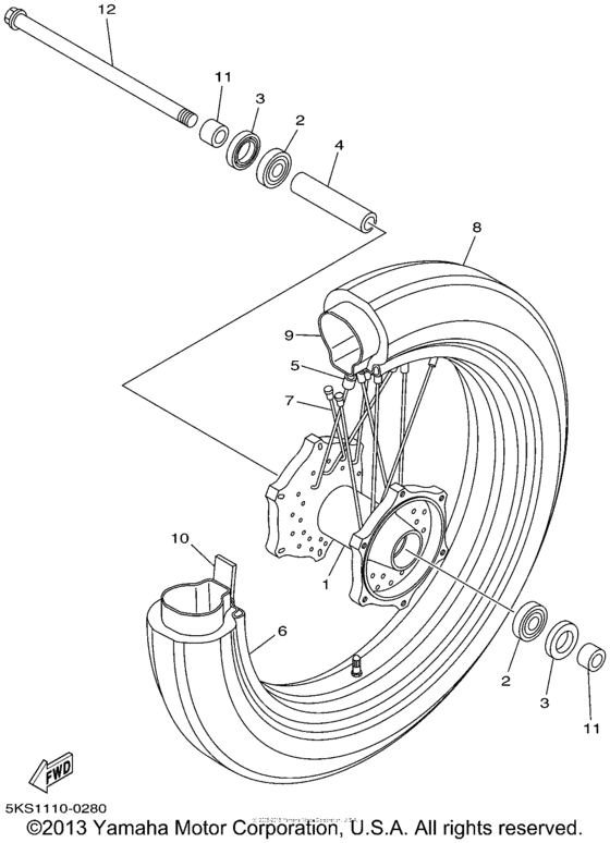 Front wheel
