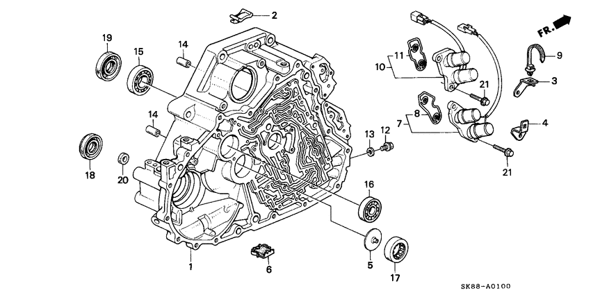 Torque converter housing