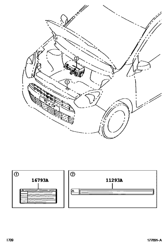 Caution Plate & Name Plate (Engine)