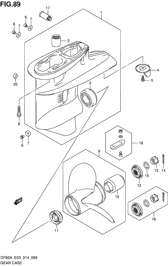 Gear case