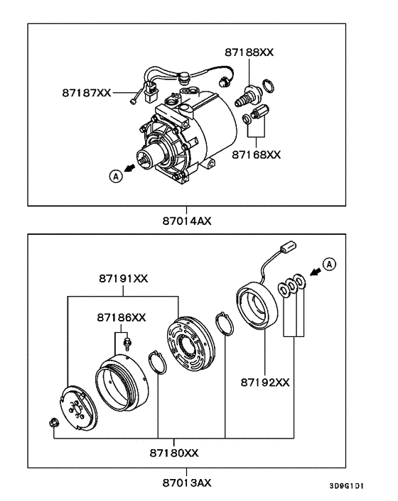 A/c cond, piping(auto,full:a)
