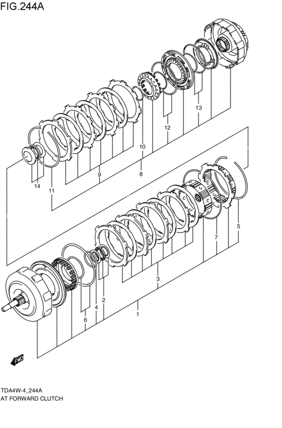 at - forward clutch