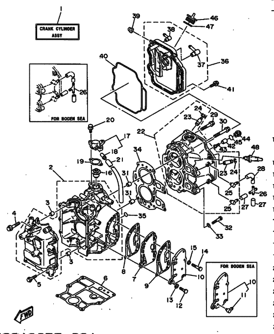 Cylinder & crankcase
