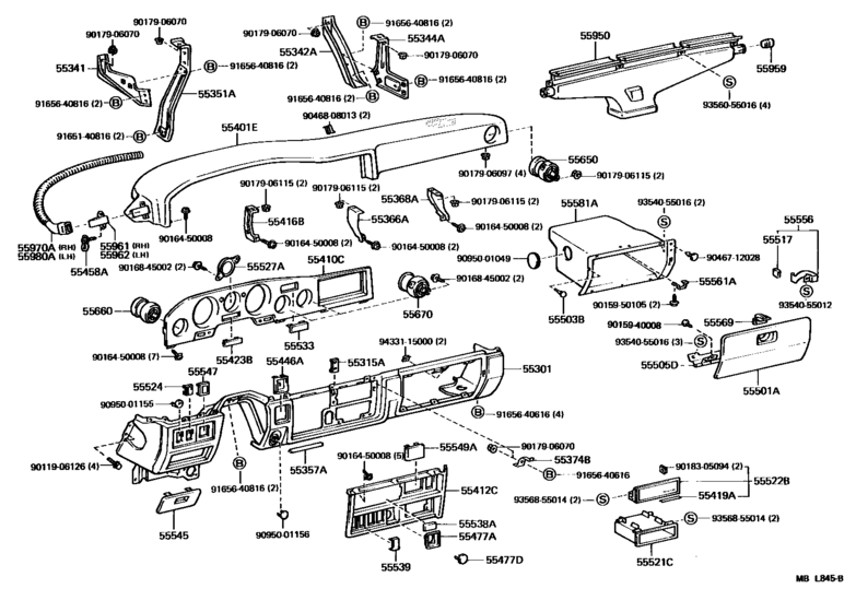 Instrument Panel & Glove Compartment