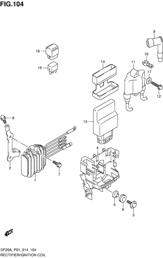 Rectifier/ignition coil