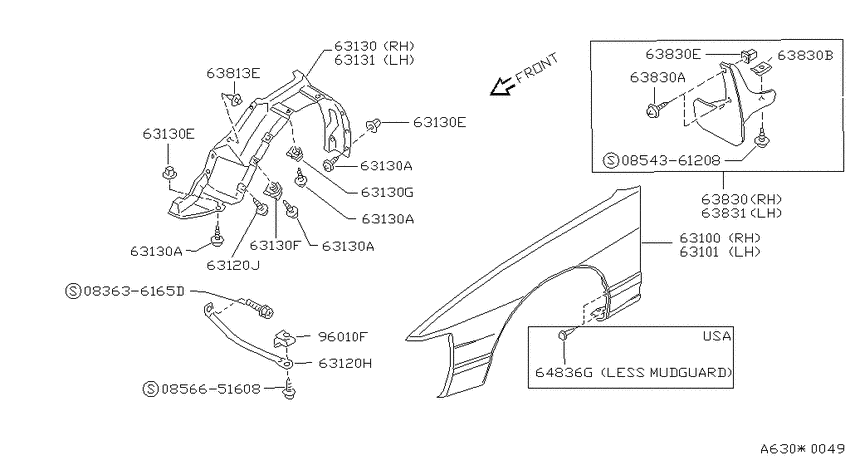 Front fender & fitting