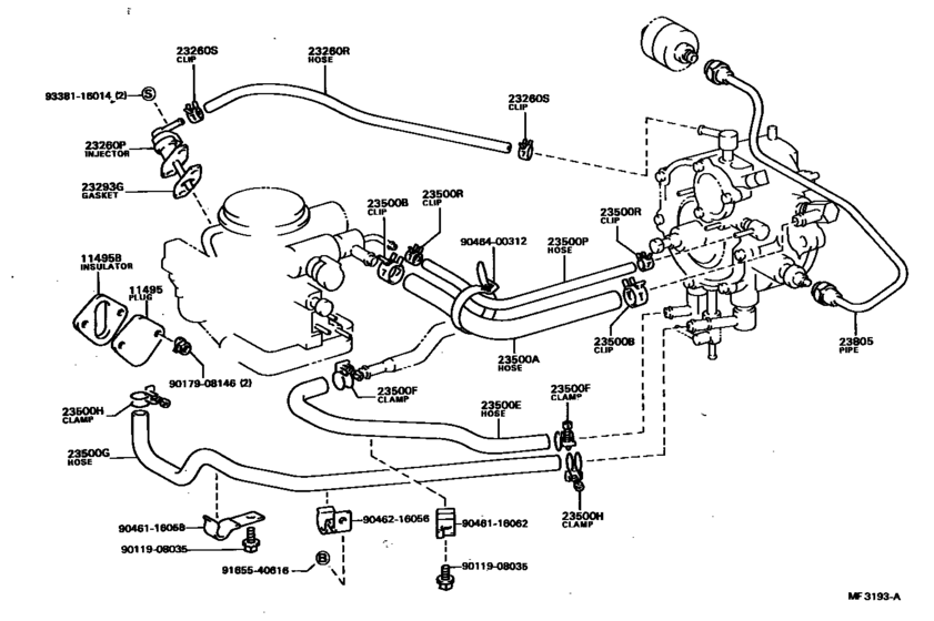 Lpg(Carburetor) Fuel Pipe