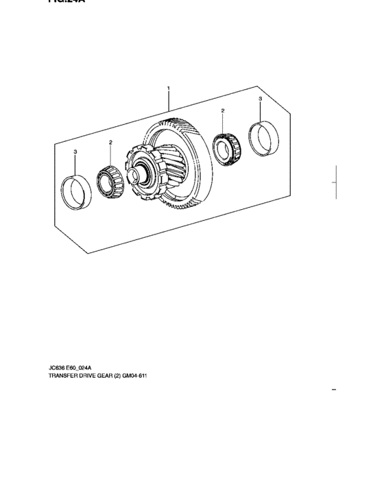 Transfer drive gear