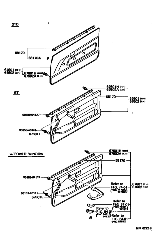 Front Door Panel & Glass