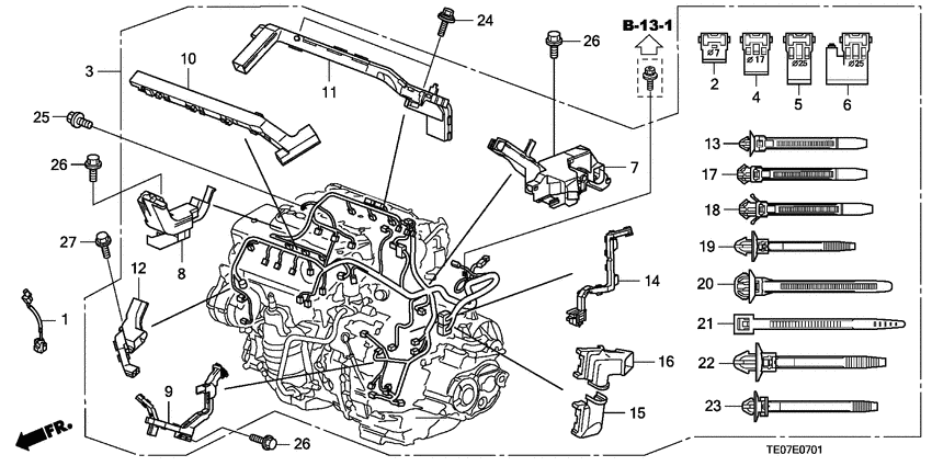 Engine wire harness