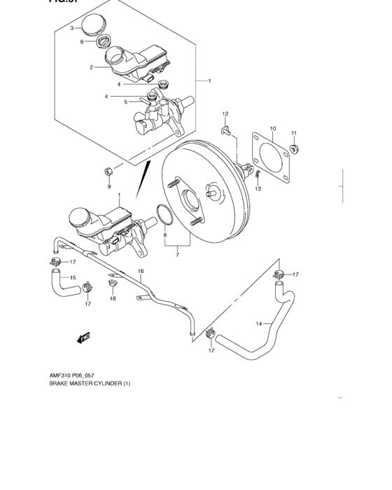 Brake master cylinder
