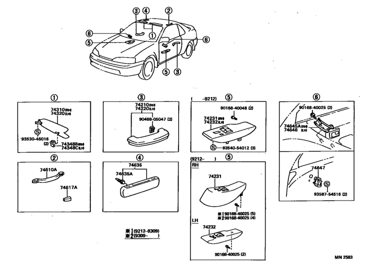 Armrest & Visor