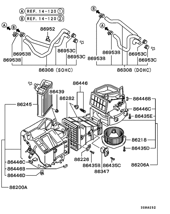 Heater unit & piping