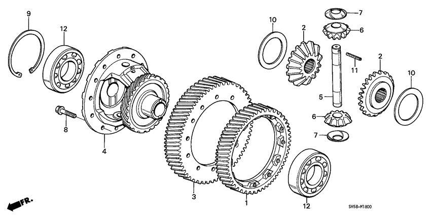 Differential gear