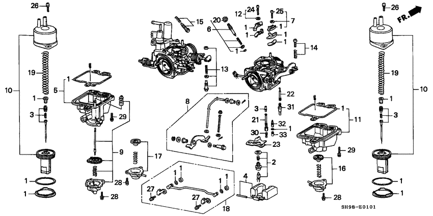 Carburetor components