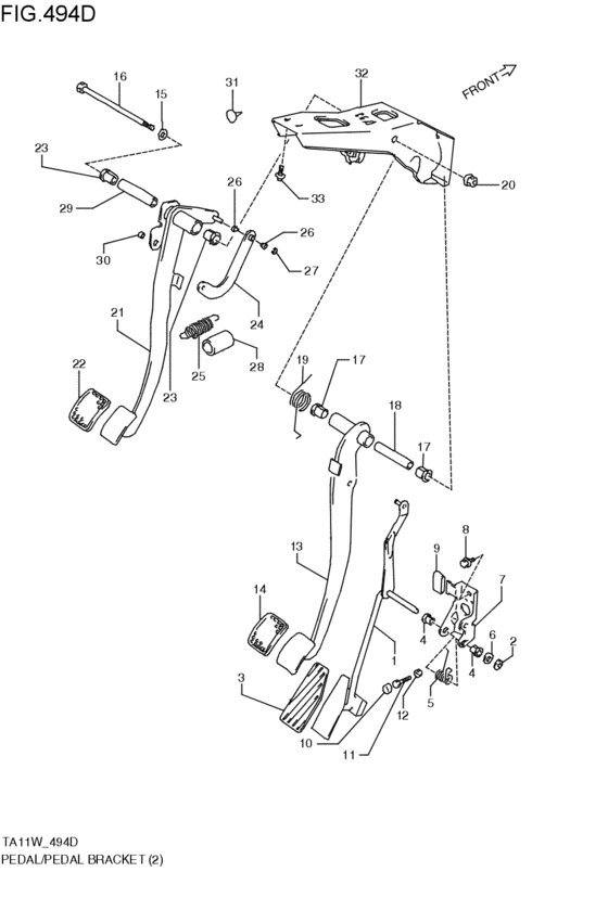 pedal / pedal bracket
