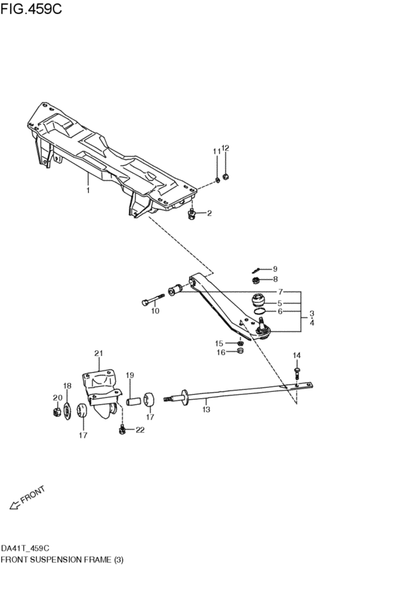 front suspension frame
