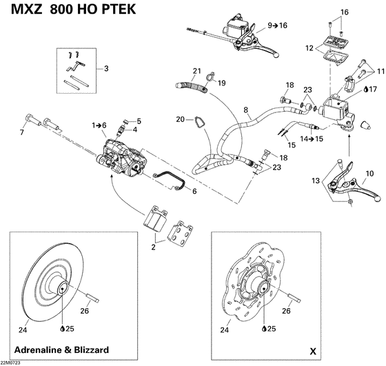 06- hydraulic brakes x, blizzard