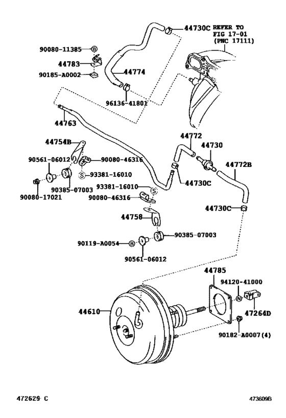Brake Booster & Vacuum Tube